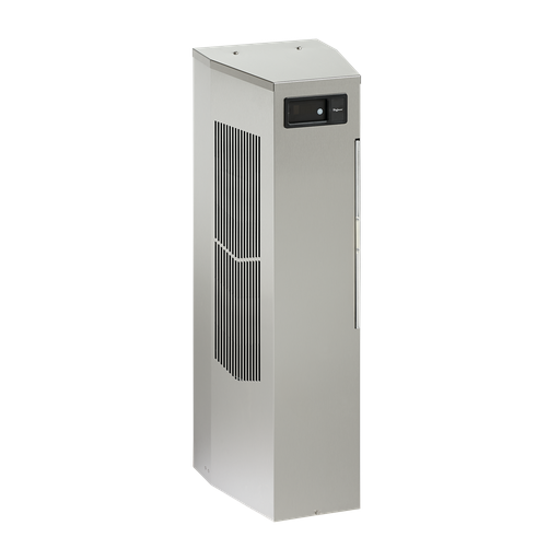 SpectraCool Narrow Indoor/Outdoor AC with Heat, 8000BTU 460V, Brushed, SS304