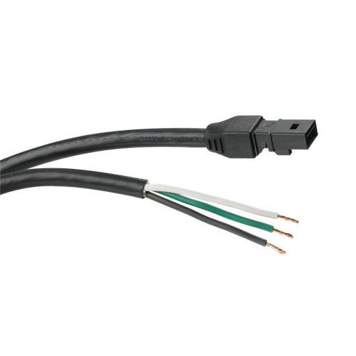 Hoffman LPC72 PANELITE Power Cable with Leads, Black, Plastic Product image for Hoffman LPC72 PANELITE Power Cable with Leads, Black, Plastic