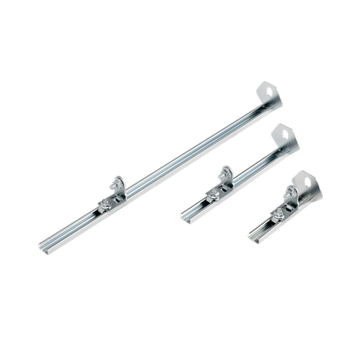 Concept Adjustable-Depth Mounting Kits 2 Slides, fits 20.00 deep, Plated, Steel