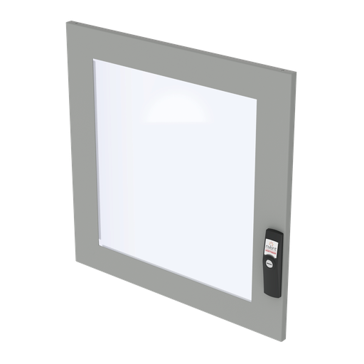 Window Doors for Upper Front, 21" monitor, fits 1800x600mm PC, Painted