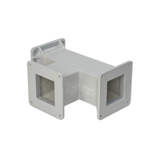 Product image for Hoffman F44WTFG Tee Fitting, 4" x 4", Fiberglass