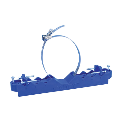 Product image for Caddy PFBNB Plumbing Prefab Bracket, 1 1/8"-4 1/2" OD1, 0.375"-1.05" OD2