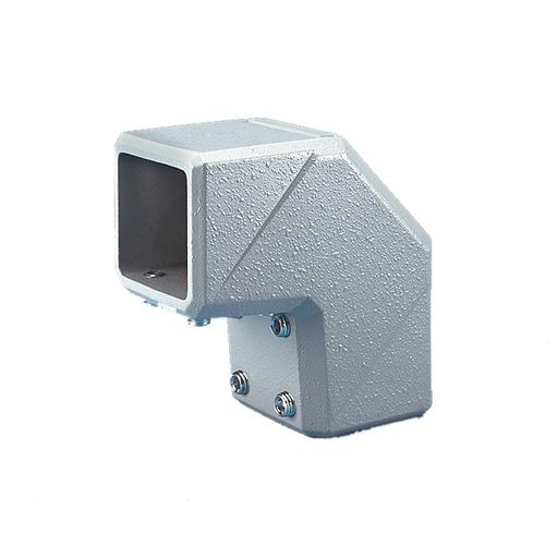 Product image for Hoffman CCS8ELLG COMPACT Series 4 Elbow, fits 80x 80mm, Lt Gray, Aluminum