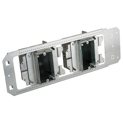 Product image for Caddy A1BFV1GDV1N Caddy All-in-One Between-Stud With Adjustable Mud Ring, Multi-Box, 3-5/8"