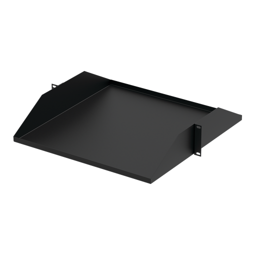 Center-Mount Shelves Solid, 19.00x22.00, Black, Steel