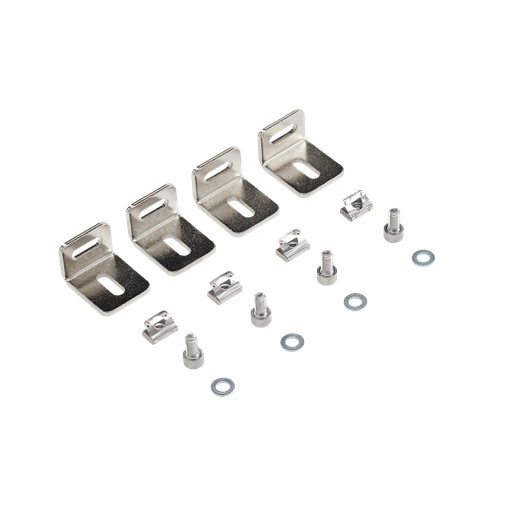 Mounting Bracket Kit for Syspend Aluminum HMI, 76x76mm, Plated, Steel