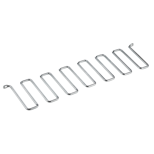 Wire Form Cable Manager, fits 19-inch, Plated, Steel