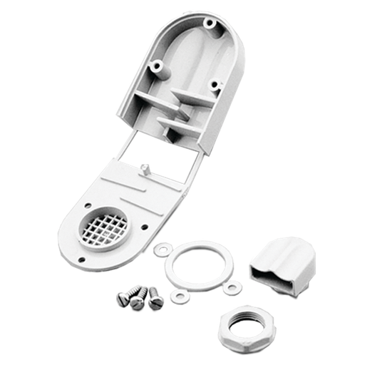 Large Ventilator, 2.73x1.99x.84, Gray, Plastic