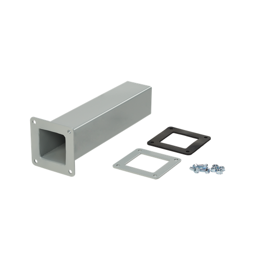 Product image for Hoffman F66WX Cut-Off Fitting, 6" x 6", Gray, Steel