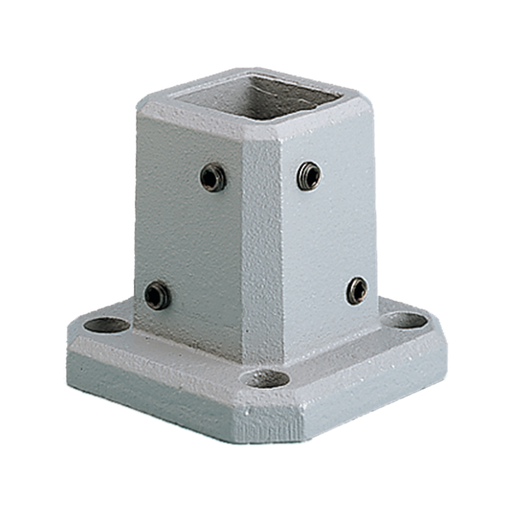 Product image for Hoffman CCS8BBLG COMPACT Series 4 Base Bracket, fits 80x 80mm, Lt Gray, Steel