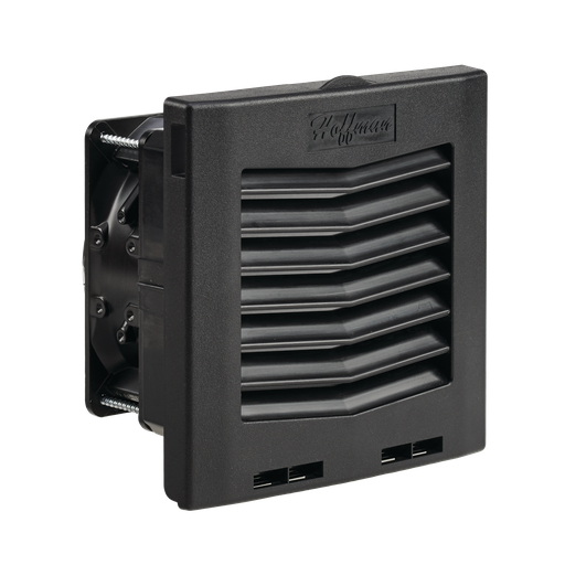 Product image for Hoffman HF0524413 HF05 Side-Mount Filter Fan, 24V, 35 CFM, Black