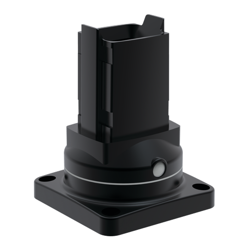 Product image for Hoffman S2MRB SYSPEND 281-MAX Rotary Base, 5" x 5" x 6.69, Aluminum