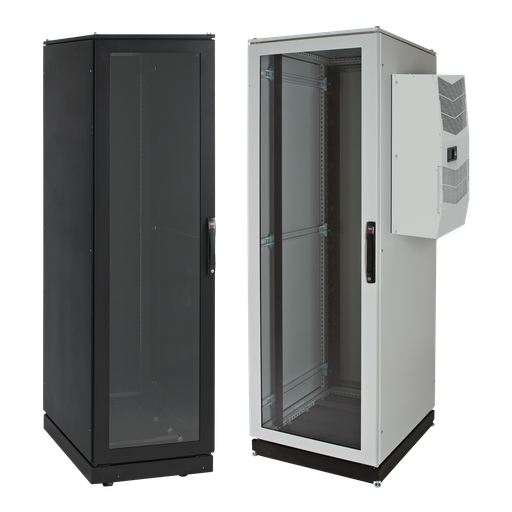 ProLine V/D Server Cabinet with G28 Type 12, 2000x600x1000mm, Gray, Steel