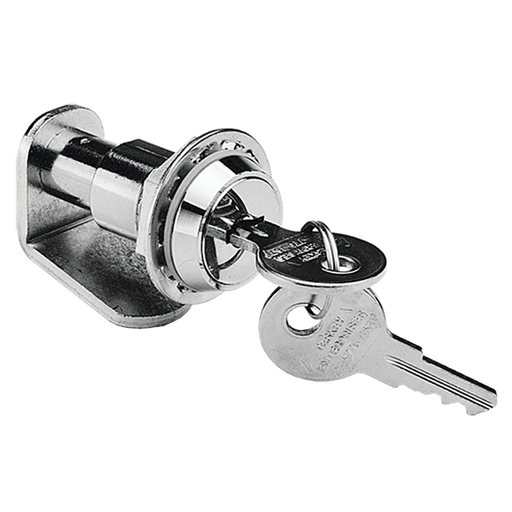 Lock Kit for Clamp Cover Junction Box, Chrome Plated, Steel