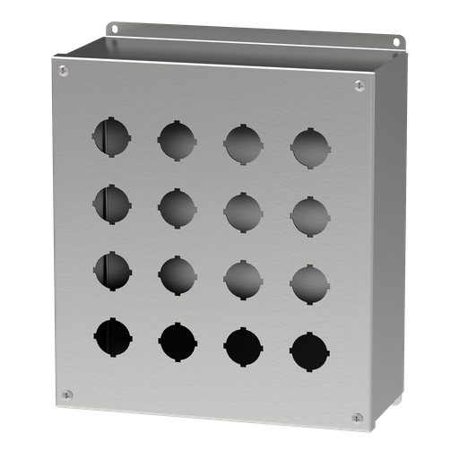 Extra-Deep Pushbutton Screw Cover Type 4X, 16PBx30.5mm, SS316