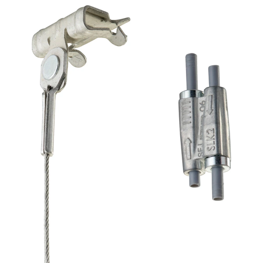 Product image for Caddy SLK2L34H58 Caddy Speed Link SLK with Hammer-On Flange Clip, 2mm Wire, 9.9' Length, 5/16"-1/2" Flange