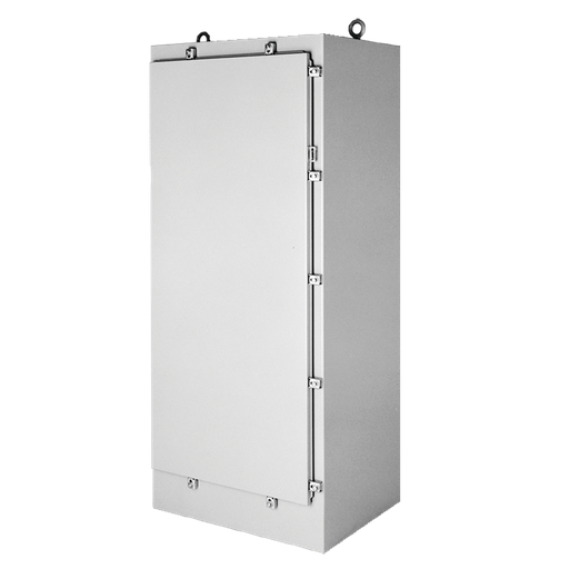 Product image for Hoffman A72H3724FS 72" x 37" x 24" One-Door Free-Standing Enclosure, Type 4, Steel