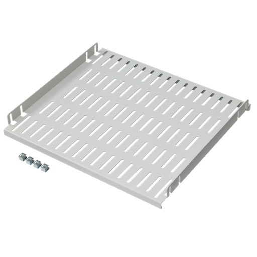 Product image for Hoffman A19SH5 19-in. Fixed Shelf, fits 19 in Rack A, Lt Gray, Steel