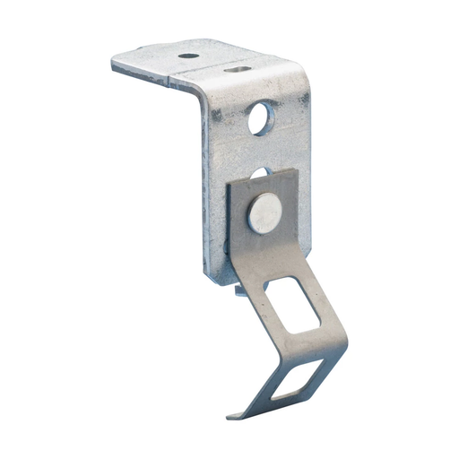 Product image for Caddy 6AFAB3 Push Install Rod Hanger with Pin Driven Angle Bracket, 3/8" Rod