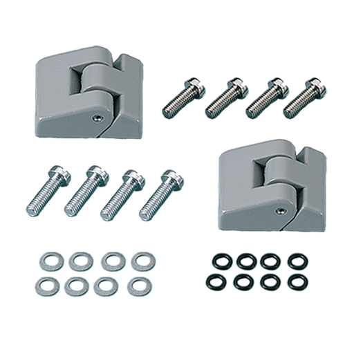 Product image for Hoffman CCAHK Hinge Kit, fits cast aluminum, Aluminum