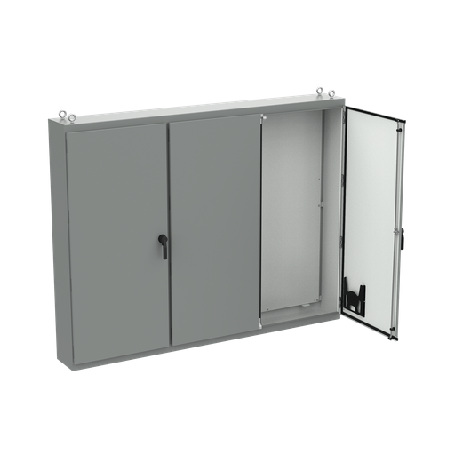 Product image for Hoffman A86M3E20 Free-Stand, Multi-Door, Type 12, 86.12" x 112" x 20.12", Steel