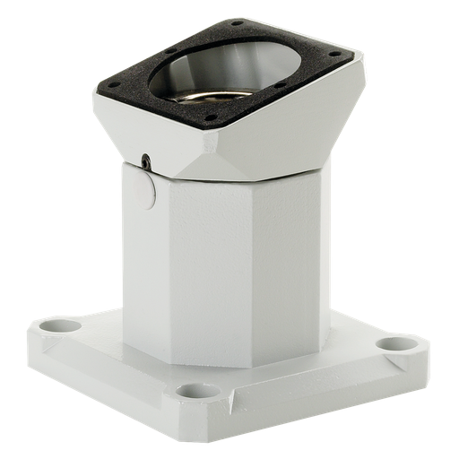 Product image for Hoffman CCS2RBB15LG COMPACT Series 2 Rotational Base Bracket, 15-Degree, fits 45x 60mm, Lt Gray, Aluminum