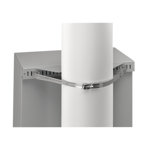 Concept Pole-Mount Kit, fits Enclosure Width=20.00, Gray, Mild Steel