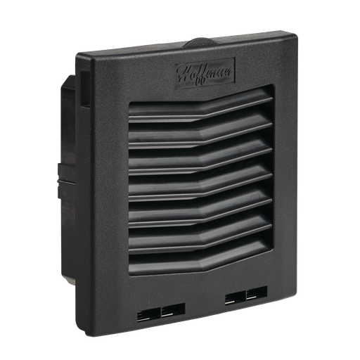 Product image for Hoffman HG0500503 HG Filter Fan Exhaust Grilles, fits HF05 fans, 5-inch, IP55, Black