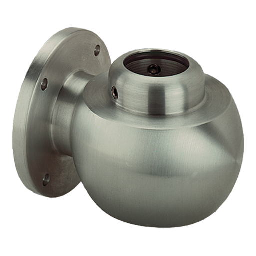 CS480 Wall Bracket, fits 48.3mm Tube, Brushed, SS304