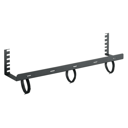 Tie-Down Rack, fits 19-inch rack, Black, Steel