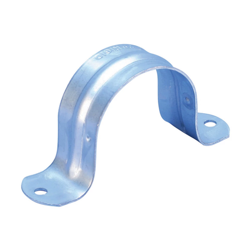 Product image for Caddy 0080200EG Two Hole Pipe Strap, 2" Pipe, 2.375" OD