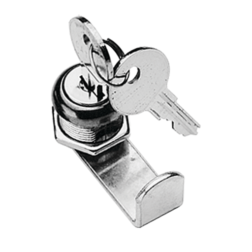 Latch Kit for Type 1 Enclosure and Hinged-Cover Pull Box, Keyed, Plated, Steel