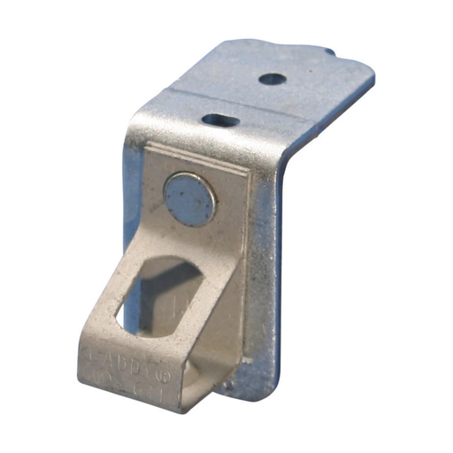 Product image for Caddy 6TAFAB3 Thread Install Rod Hanger with Pin Driven Angle Bracket, 3/8" Hole 1, Plain