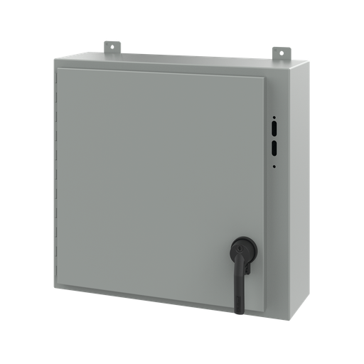 Product image for Hoffman A24SA2608LPPL Preferred Cutout, Disconnect Enclosure, Type 12, 24" x 25.38" x 8", Steel