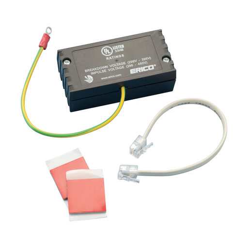 Product image for Erico SLP1RJ11 Telephone Line Protector, 500 A 8/20 ?s Max Discharge Current (Imax), Per Mode