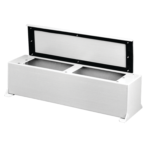 Wiring Trough NEMA Type 12 and 3R, 6.00x6.00x48.00, Gray, Fiberglass