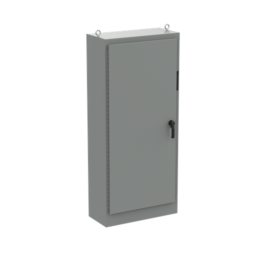 Product image for Hoffman A90XM4018FTCLP4 90.12 x 40.25 x 18.12 Inch Steel NEMA 4 1-Door Universal Cutout Disconnect Enclosure
