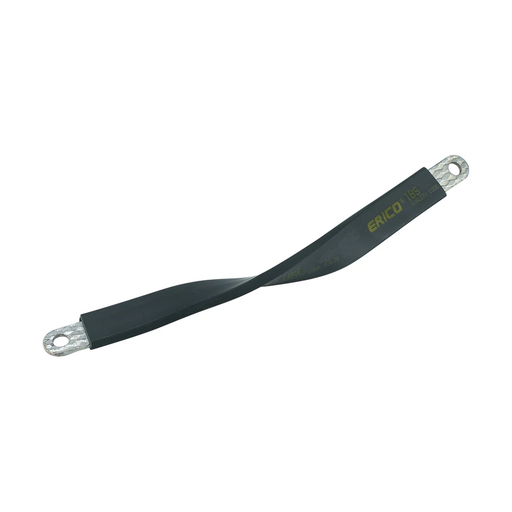 Product image for Erico 558242 IBS Flat Insulated Braided Conductor, 160 A, 49.34 kcmil, 0.07" x 16.93"