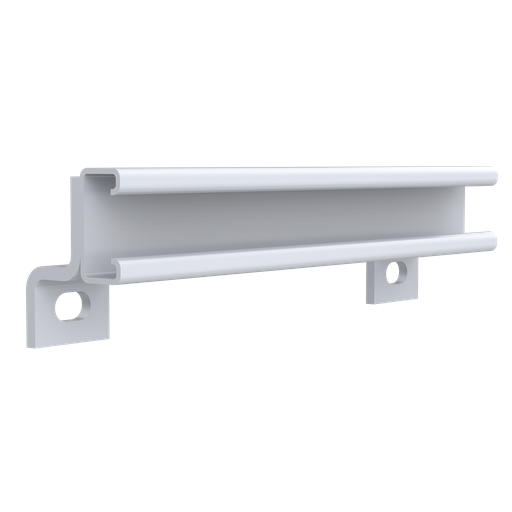 Product image for Hoffman A12JTMA Terminal Block Bracket Kit, fits 12", White, Steel