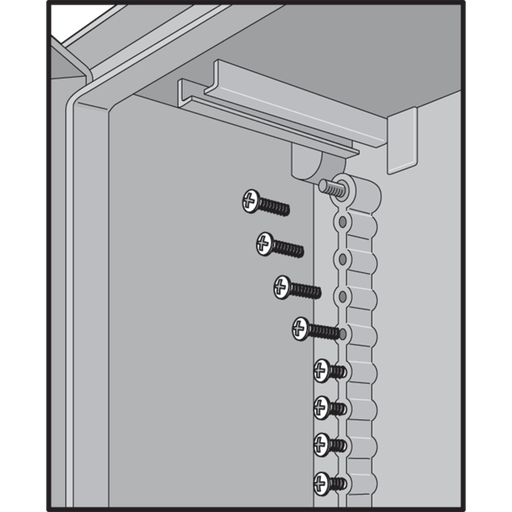 Product image for Hoffman UUMH1 Self-Tapping Screws, 1/4-15 x .88 , Steel