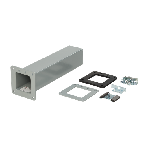 Cutoff Fitting Non-Lay-in, 12.00x6.00, Gray, Steel
