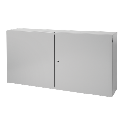 Concept Two-Door Enclosure, 36.00x48.00x12.00, Gray, Steel