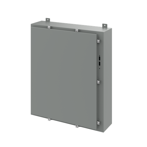 Product image for Hoffman A36HS3108LP Disconnect Enclosure with Clamps, Type 4, 36" x 31.38" x 8", Gray, Steel