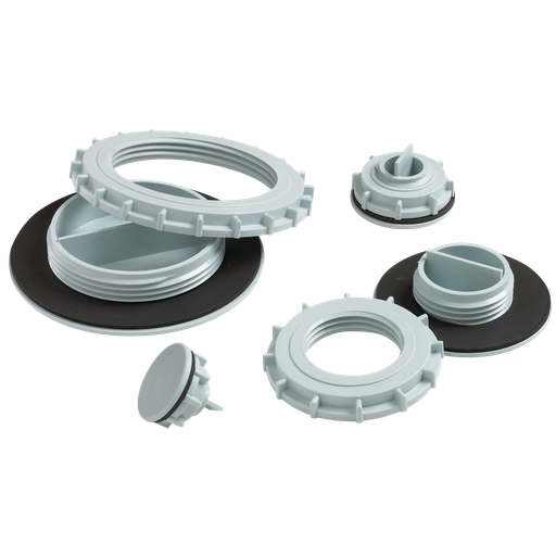 Product image for Hoffman AS300350400NM Hole Seal for 3", 3-1/2", and 4" Conduit, Non Metallic