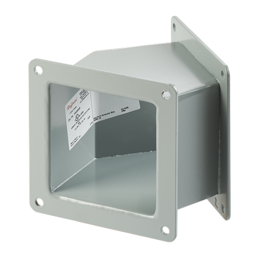 Elbow 45-Degree Feed-Through, 8.00x8.00, Gray, Steel