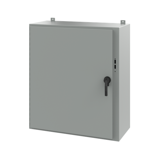 Disconnect Enclosure with Handle Type 12, 42.00x37.38x16.00, Gray, Steel