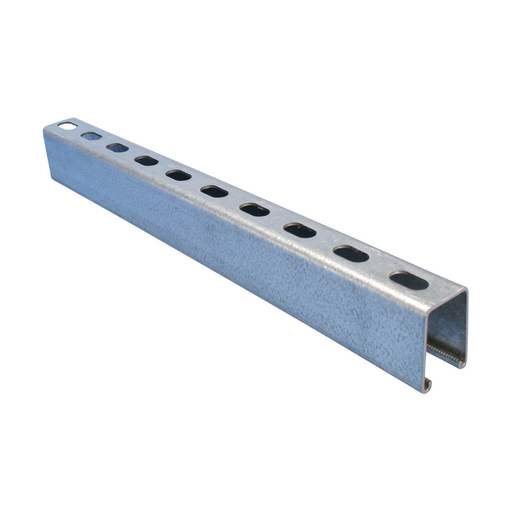 Product image for Caddy D12H2000PG Strut Channel Type D, Slotted, PG, 20' x 2.438" x 1.625"