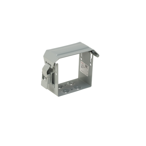 U-Connector, fits 8.00x8.00, Gray, Steel