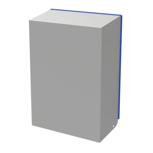 Product image for Hoffman HH05MS35004 Filter Fan Shrouds, Type 4/4X, 12.327x 7.6811x 3.4213, Gray, Steel