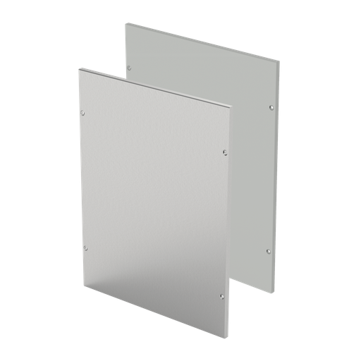 Product image for Hoffman PCS86SS Covers for Upper and Lower Front, fits 600mm PC/SY, SS Type 304
